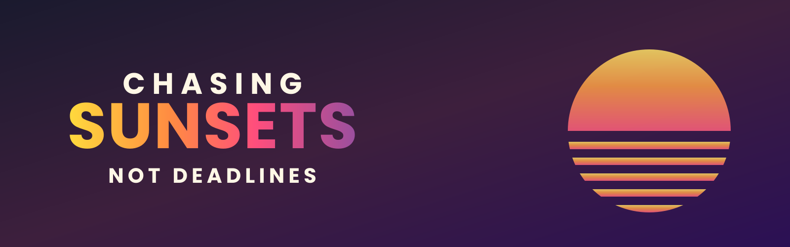 Banner for Chasing Sunsets